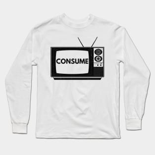 Consume TV (vintage distressed) Long Sleeve T-Shirt